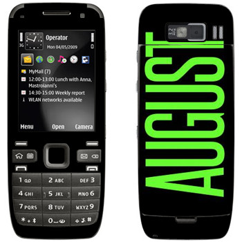   «August»   Nokia E52