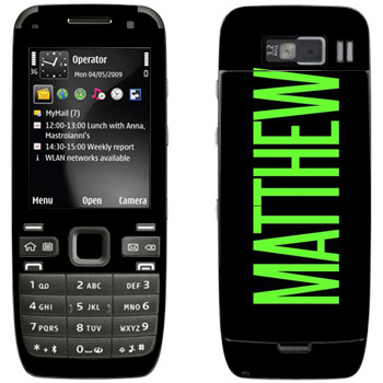   «Matthew»   Nokia E52