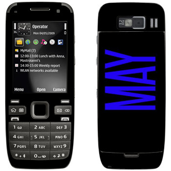   «May»   Nokia E52