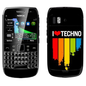   «I love techno»   Nokia E6-00
