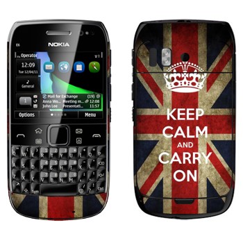   «Keep calm and carry on»   Nokia E6-00