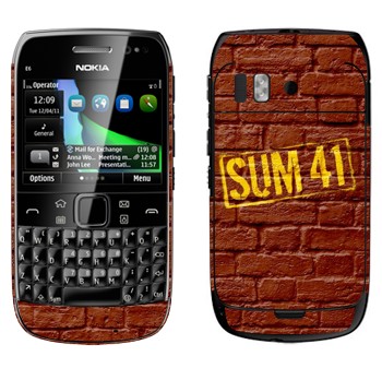   «- Sum 41»   Nokia E6-00