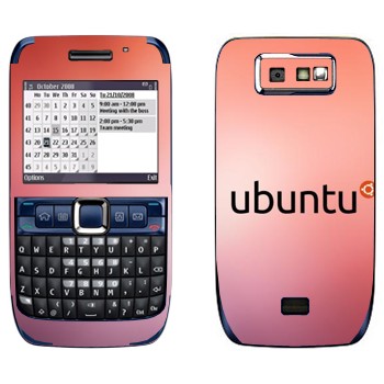   «Ubuntu»   Nokia E63