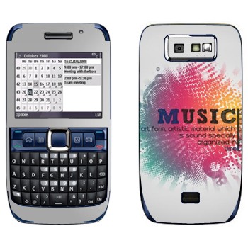   « Music   »   Nokia E63