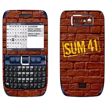   «- Sum 41»   Nokia E63