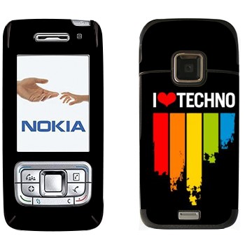   «I love techno»   Nokia E65