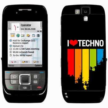   «I love techno»   Nokia E66