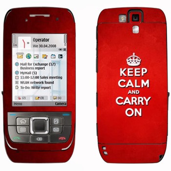   «Keep calm and carry on - »   Nokia E66
