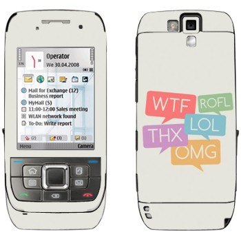   «WTF, ROFL, THX, LOL, OMG»   Nokia E66