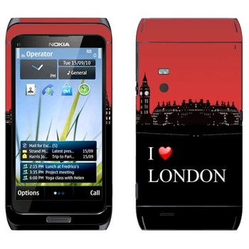   «I love London»   Nokia E7-00