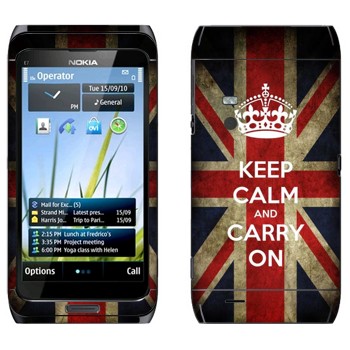   «Keep calm and carry on»   Nokia E7-00