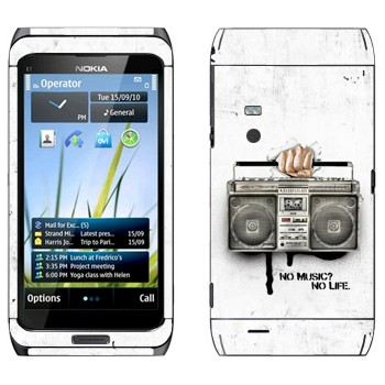   « - No music? No life.»   Nokia E7-00