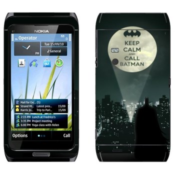   «Keep calm and call Batman»   Nokia E7-00