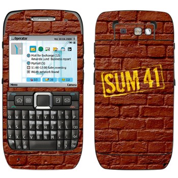   «- Sum 41»   Nokia E71
