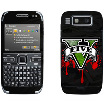   «GTA 5 - logo blood»   Nokia E72