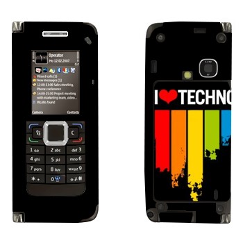   «I love techno»   Nokia E90