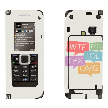   «WTF, ROFL, THX, LOL, OMG»   Nokia E90