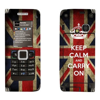   «Keep calm and carry on»   Nokia E90