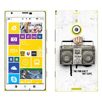   « - No music? No life.»   Nokia Lumia 1520