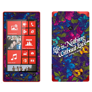   « Life is nothing without Love  »   Nokia Lumia 520