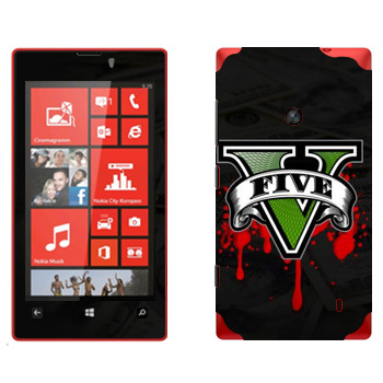   «GTA 5 - logo blood»   Nokia Lumia 520