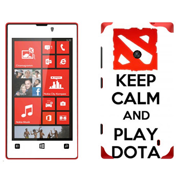   «Keep calm and Play DOTA»   Nokia Lumia 520