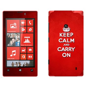   «Keep calm and carry on - »   Nokia Lumia 520