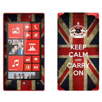   «Keep calm and carry on»   Nokia Lumia 520