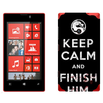   «Keep calm and Finish him Mortal Kombat»   Nokia Lumia 520