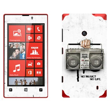   « - No music? No life.»   Nokia Lumia 520