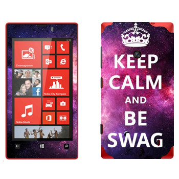   «Keep Calm and be SWAG»   Nokia Lumia 520