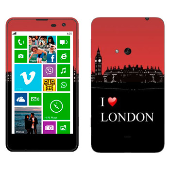   «I love London»   Nokia Lumia 625