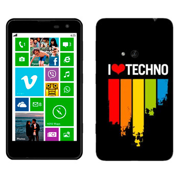   «I love techno»   Nokia Lumia 625