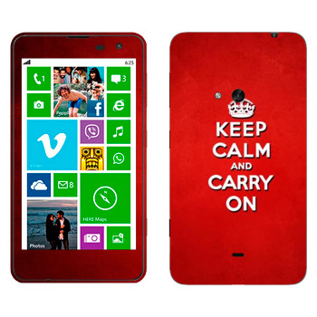   «Keep calm and carry on - »   Nokia Lumia 625
