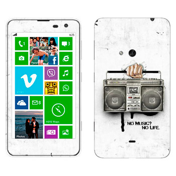   « - No music? No life.»   Nokia Lumia 625