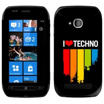   «I love techno»   Nokia Lumia 710