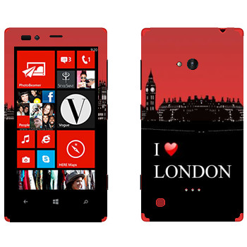   «I love London»   Nokia Lumia 720
