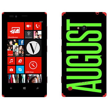   «August»   Nokia Lumia 720