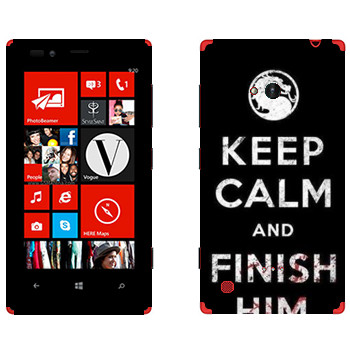   «Keep calm and Finish him Mortal Kombat»   Nokia Lumia 720