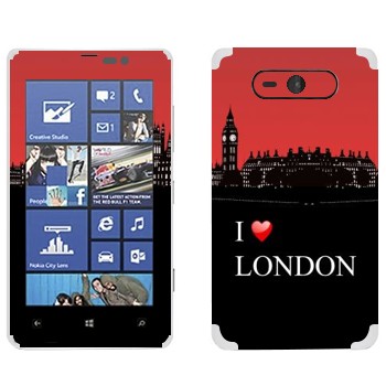   «I love London»   Nokia Lumia 820