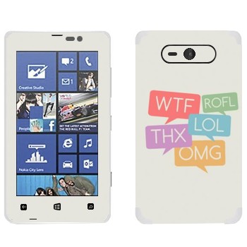   «WTF, ROFL, THX, LOL, OMG»   Nokia Lumia 820