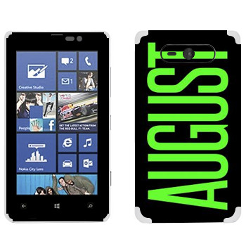   «August»   Nokia Lumia 820