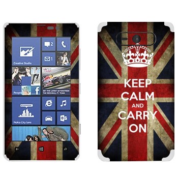   «Keep calm and carry on»   Nokia Lumia 820