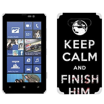  «Keep calm and Finish him Mortal Kombat»   Nokia Lumia 820