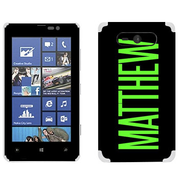   «Matthew»   Nokia Lumia 820