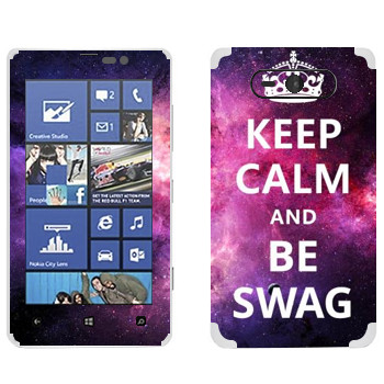   «Keep Calm and be SWAG»   Nokia Lumia 820