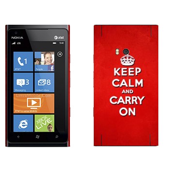  «Keep calm and carry on - »   Nokia Lumia 900