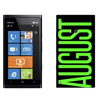   «August»   Nokia Lumia 900