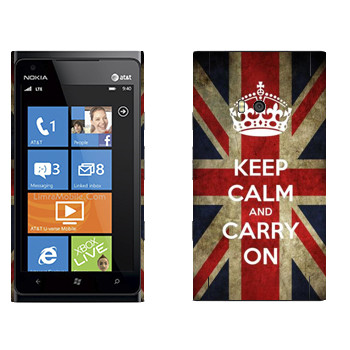   «Keep calm and carry on»   Nokia Lumia 900