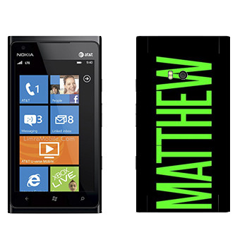   «Matthew»   Nokia Lumia 900